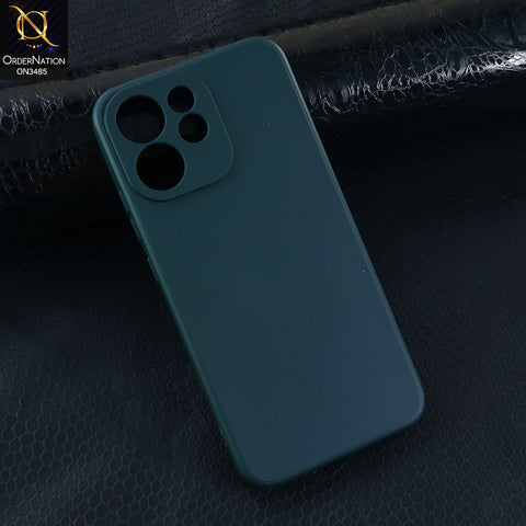 Oppo Reno 15F Cover - Green - ONation Silica Gel Series - HQ Liquid Silicone Elegant Colors Camera Protection Soft Case