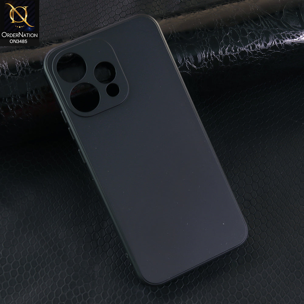 Oppo Reno 15 Pro Mini Cover - Black - ONation Silica Gel Series - HQ Liquid Silicone Elegant Colors Camera Protection Soft Case