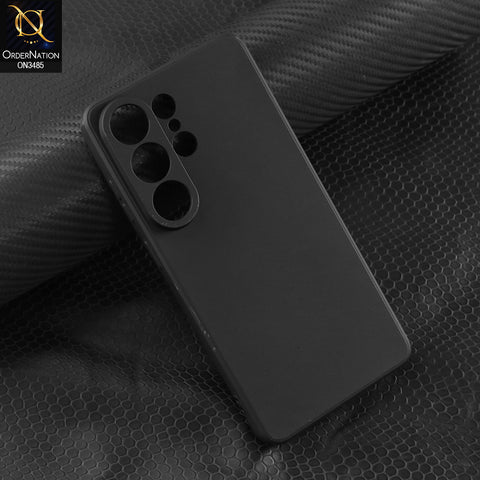 Samsung Galaxy S26 Ultra Cover - Black - ONation Silica Gel Series - HQ Liquid Silicone Elegant Colors Camera Protection Soft Case
