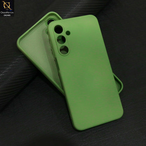 Samsung Galaxy A16 Cover - Light Green - ONation Silica Gel Series - HQ Liquid Silicone Elegant Colors Camera Protection Soft Case