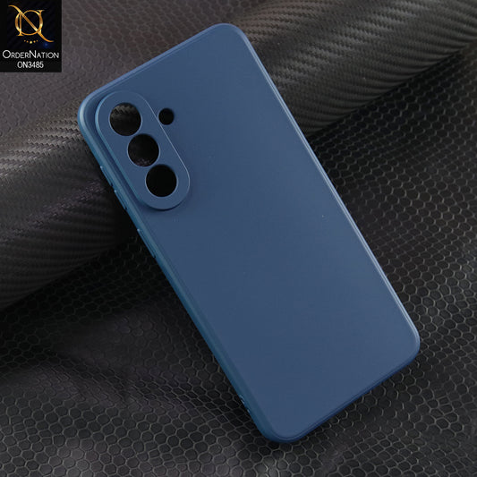 Samsung Galaxy A57 Cover - Blue - ONation Silica Gel Series - HQ Liquid Silicone Elegant Colors Camera Protection Soft Case