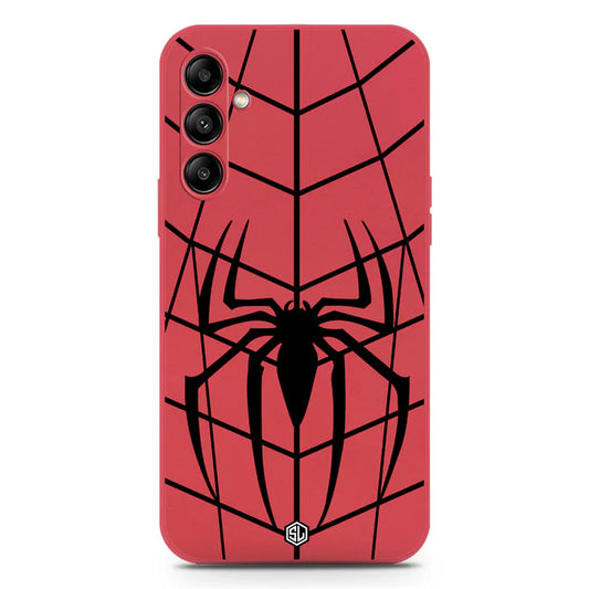 Samsung Galaxy A16 Cover - Red - X-Spider Design Soft Phone Case - Silica Gel Case