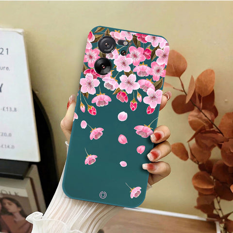 Xiaomi Redmi K60 Ultra Cover - Dark Green - D3 - ONation Nature Floral Series - HQ Liquid Silicone Soft Case