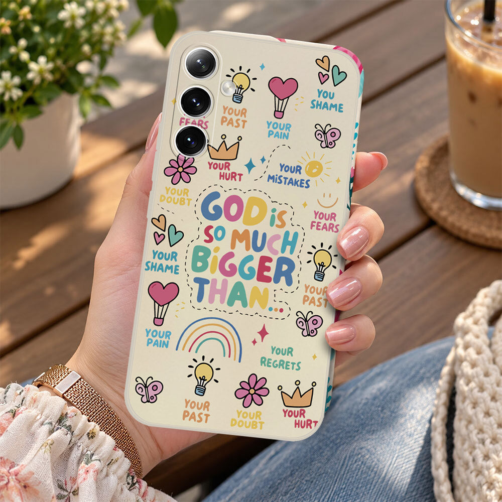 Samsung Galaxy S26 Plus Cover - Off White - D2 - ONation Petal Whismy Series - HQ Liquid Silicone Soft Case