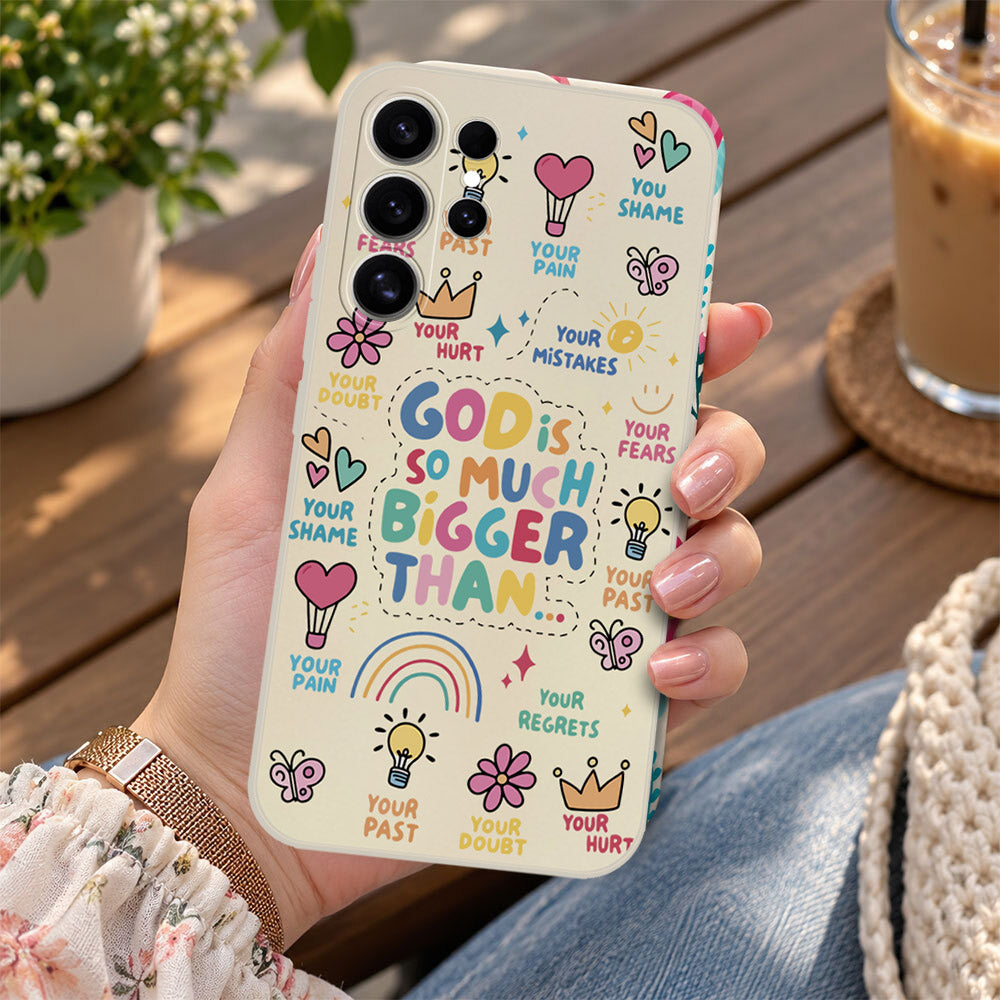 Samsung Galaxy S26 Ultra Cover - Off White - D2 - ONation Petal Whismy Series - HQ Liquid Silicone Soft Case