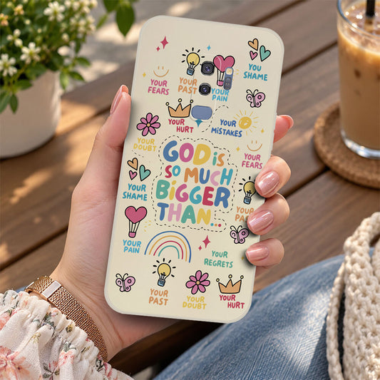 Samsung Galaxy S9 Plus Cover - Off White - D2 - ONation Petal Whismy Series - HQ Liquid Silicone Soft Case