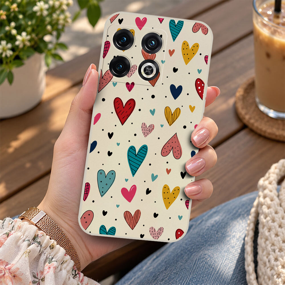 Samsung Galaxy A02 Cover - Off White - D5 - ONation Petal Whismy Series - HQ Liquid Silicone Soft Case