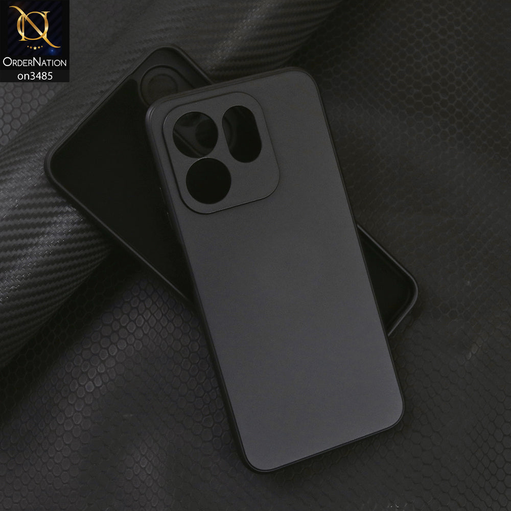 Infinix Smart 9 HD Cover - Black- ONation Silica Gel Series - HQ Liquid Silicone Elegant Colors Camera Protection Soft Case