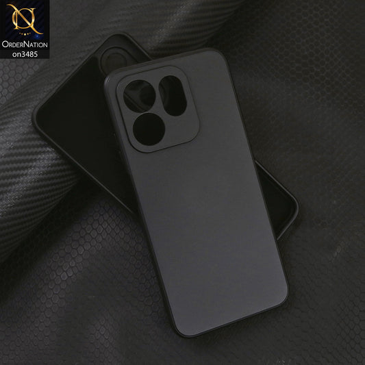 Infinix Smart 9 HD Cover - Black- ONation Silica Gel Series - HQ Liquid Silicone Elegant Colors Camera Protection Soft Case