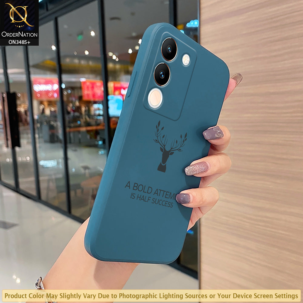 Vivo V29e Cover - ONation Bold Series - HQ Liquid Silicone Elegant Colors Camera Protection Soft Case