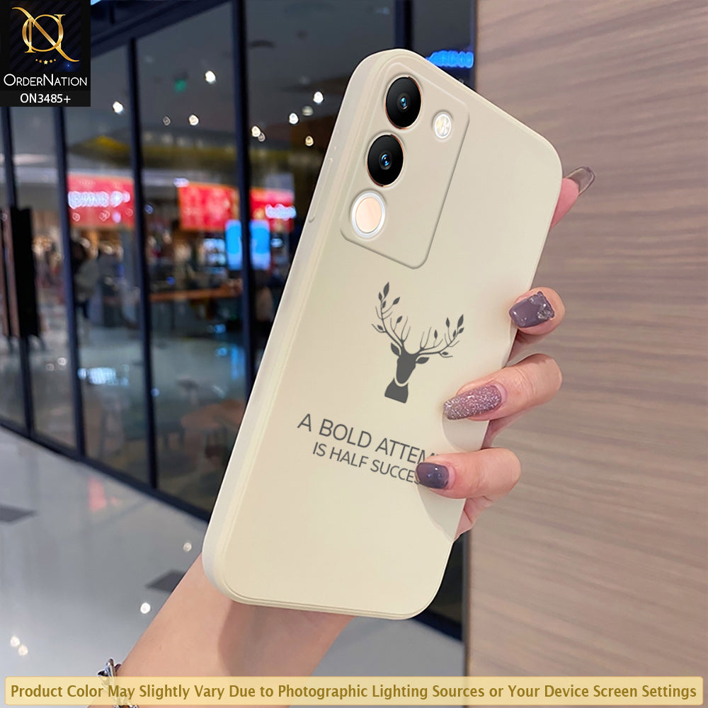 Vivo V29e Cover - ONation Bold Series - HQ Liquid Silicone Elegant Colors Camera Protection Soft Case (Fast Delivery)