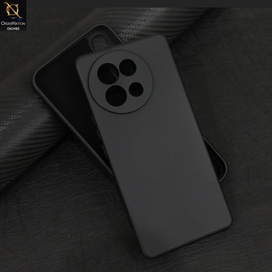 Vivo V40 Lite Cover - Black - ONation Silica Gel Series - HQ Liquid Silicone Elegant Colors Camera Protection Soft Case