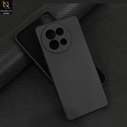 Vivo V40 Lite Cover - Black - ONation Silica Gel Series - HQ Liquid Silicone Elegant Colors Camera Protection Soft Case