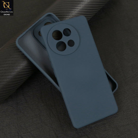 vivo V40 Lite Cover - Blue - ONation Silica Gel Series - HQ Liquid Silicone Elegant Colors Camera Protection Soft Case