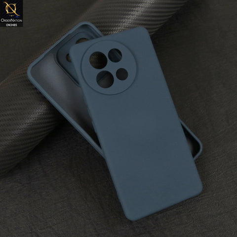 vivo V40 Lite Cover - Blue - ONation Silica Gel Series - HQ Liquid Silicone Elegant Colors Camera Protection Soft Case