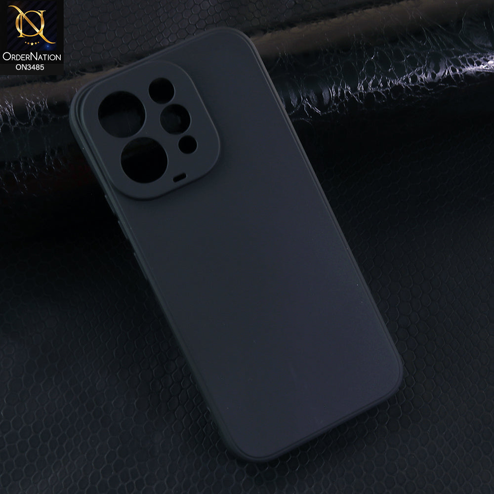 Vivo S50 Cover - Black - ONation Silica Gel Series - HQ Liquid Silicone Elegant Colors Camera Protection Soft Case