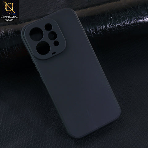 Vivo S50 Cover - Black - ONation Silica Gel Series - HQ Liquid Silicone Elegant Colors Camera Protection Soft Case