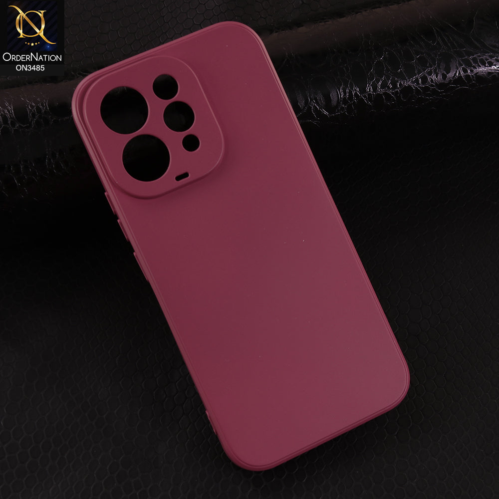 Vivo S50 Cover - Red - ONation Silica Gel Series - HQ Liquid Silicone Elegant Colors Camera Protection Soft Case