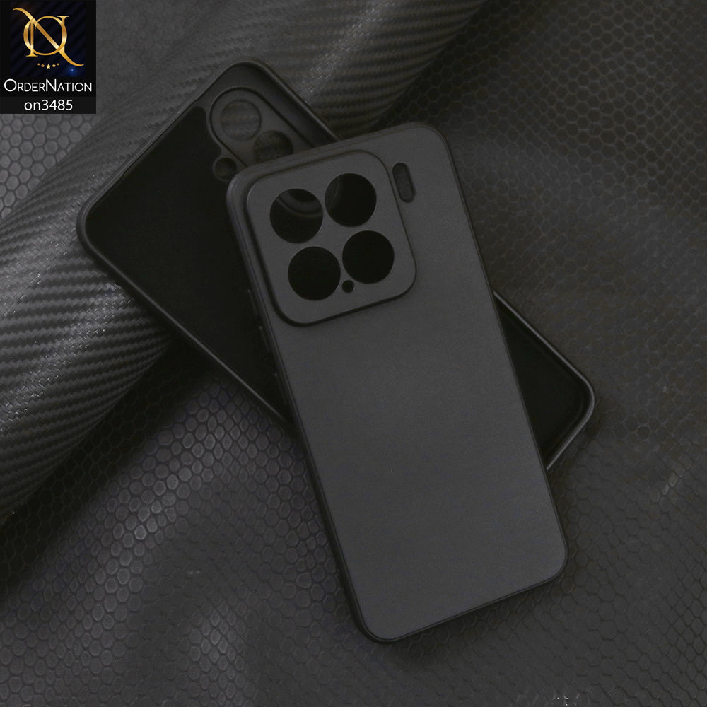 Xiaomi 15 Cover - Black- ONation Silica Gel Series - HQ Liquid Silicone Elegant Colors Camera Protection Soft Case