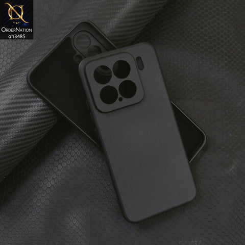Xiaomi 15 Cover - Black- ONation Silica Gel Series - HQ Liquid Silicone Elegant Colors Camera Protection Soft Case