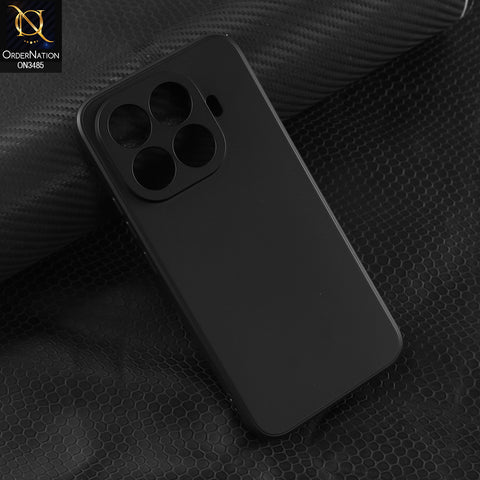 Xiaomi 15T Cover - Black - ONation Silica Gel Series - HQ Liquid Silicone Elegant Colors Camera Protection Soft Case