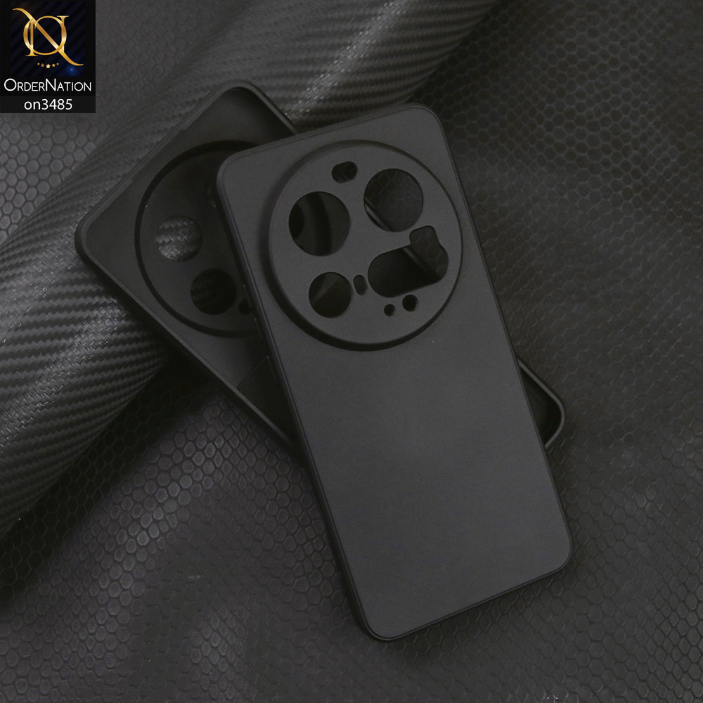 Xiaomi 15 Ultra Cover - Black- ONation Silica Gel Series - HQ Liquid Silicone Elegant Colors Camera Protection Soft Case