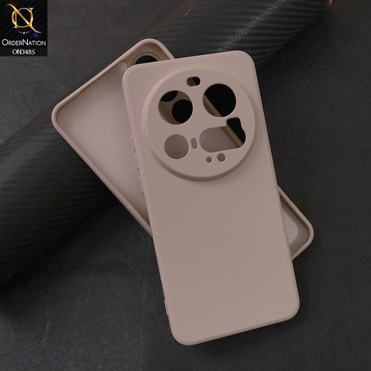 Xiaomi 15 Ultra Cover - Off White - ONation Silica Gel Series - HQ Liquid Silicone Elegant Colors Camera Protection Soft Case