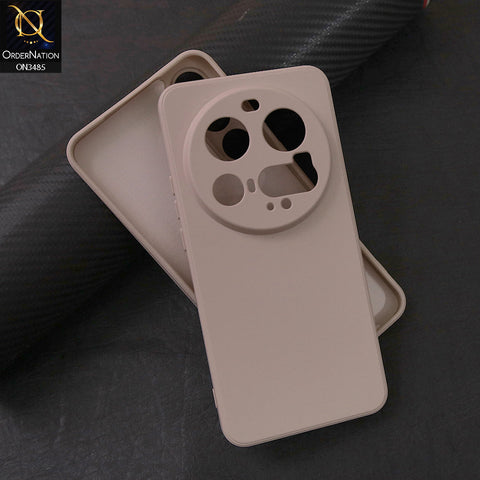 Xiaomi 15 Ultra Cover - Off White - ONation Silica Gel Series - HQ Liquid Silicone Elegant Colors Camera Protection Soft Case