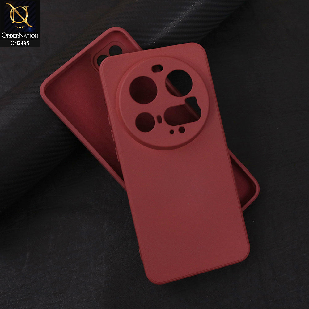 Xiaomi 15 Ultra Cover - Red - ONation Silica Gel Series - HQ Liquid Silicone Elegant Colors Camera Protection Soft Case