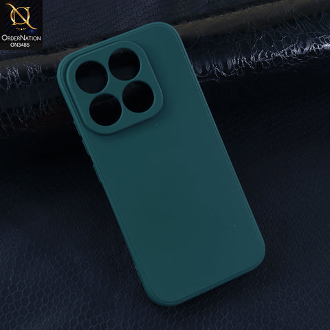 Xiaomi 17 Cover - Green - ONation Silica Gel Series - HQ Liquid Silicone Elegant Colors Camera Protection Soft Case