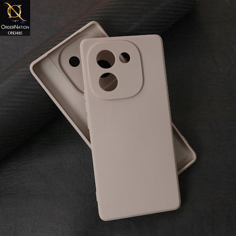 vivo Y200 (China) Cover - Off White - ONation Silica Gel Series - HQ Liquid Silicone Elegant Colors Camera Protection Soft Case