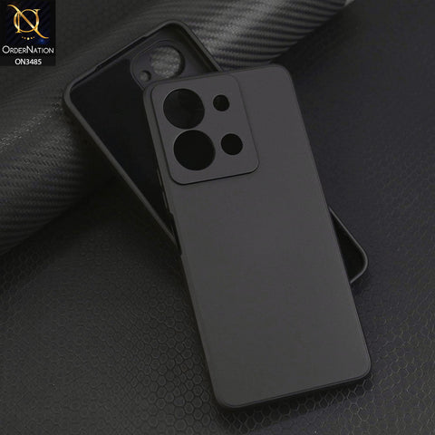 Vivo Y36 5G Cover - Black - ONation Silica Gel Series - HQ Liquid Silicone Elegant Colors Camera Protection Soft Case