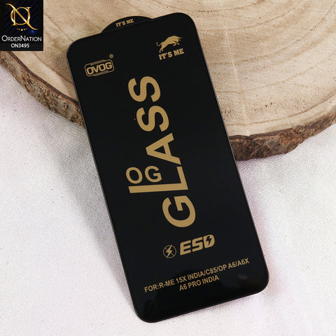 Realme C85 Pro Cover - Black  - Xtreme Quality Tempered Go Glass Screen Protector