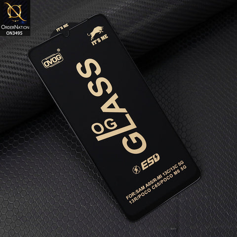 Realme C51 Cover - Black - Xtreme Quality Tempered Go Glass Screen Protector