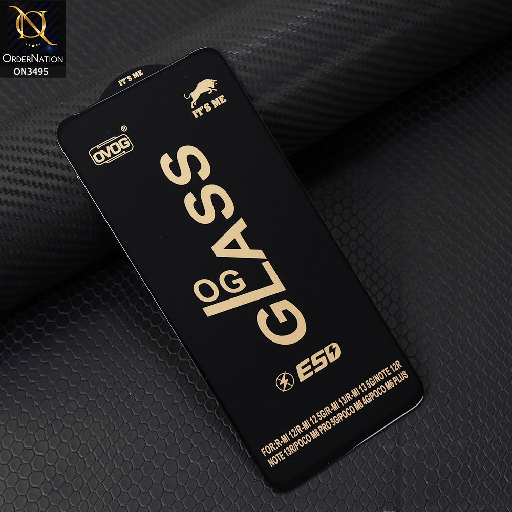 Xiaomi Redmi 12 Cover - Black - Xtreme Quality Tempered Go Glass Screen Protector