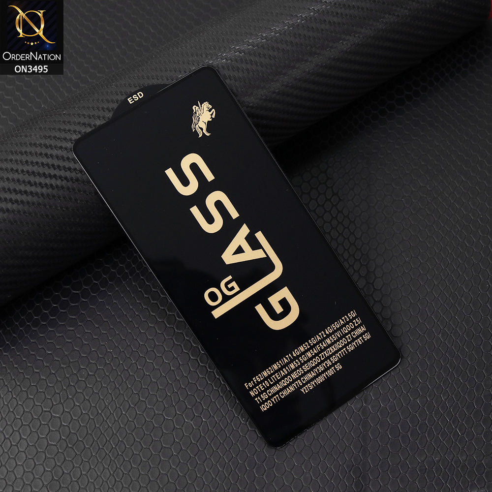 Vivo Y200e Cover - Black - Xtreme Quality Tempered Go Glass Screen Protector