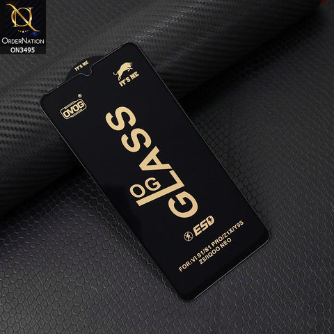 Vivo Y51 (2020 September) Cover - Black - Xtreme Quality Tempered Go Glass Screen Protector