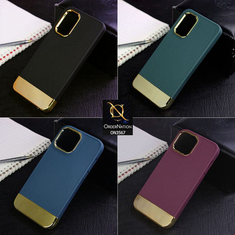 Oppo F21 Pro 4G - Burgundy - Camera Electroplated Soft Silicone Case - B Pair