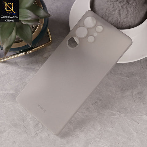 Samsung Galaxy S25 Ultra Cover - Gray - All New Stylish KZDOO Air Skin Series Ultra Slim Round Borders High Quality Case