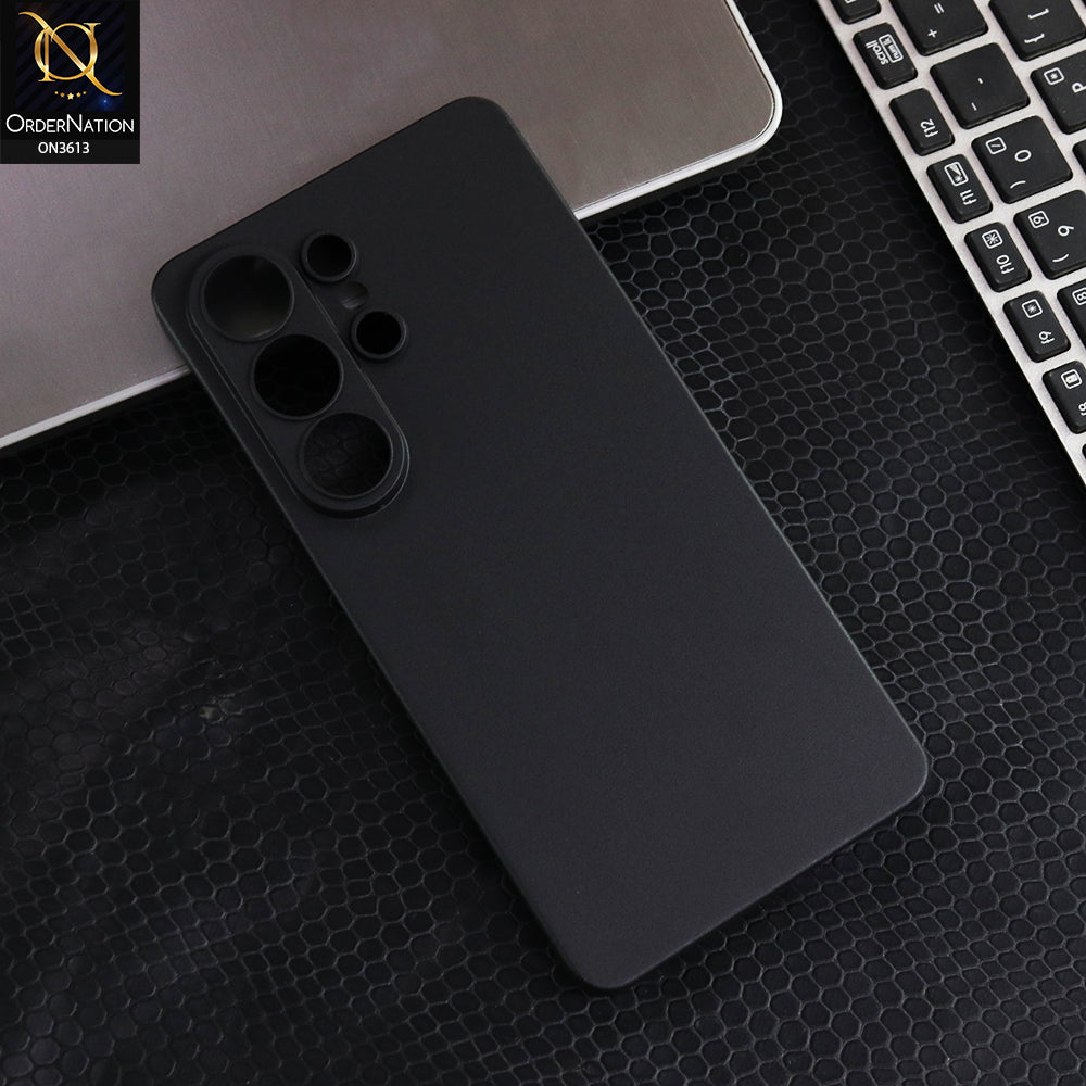 Samsung Galaxy S26 Ultra - Black - Luxury Ultra Thin PP Hard Case  Clear Translucent Shockproof Slim Lens Protection Cover Case