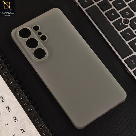 Samsung Galaxy S26 Ultra Cover - Brown  - Luxury Ultra Thin PP Hard Case  Clear Translucent Shockproof Slim Lens Protection Cover Case