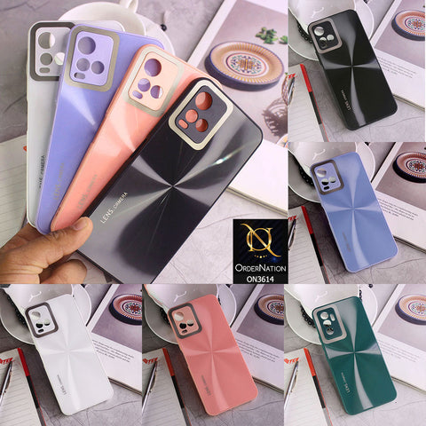 iPhone 14 Plus Cover - White - Radiant Diamond Ray Reflective Aluminum Furnish Soft Borders Cases