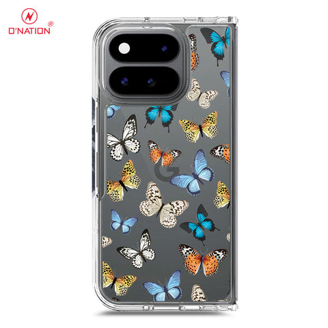 Google Pixel 11 Pro Fold Cover - O'Nation Butterfly Dreams Series - 9 Designs - Clear Phone Case - Soft Silicon Borders