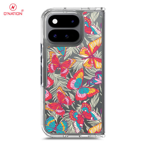 Google Pixel 11 Pro Fold Cover - O'Nation Butterfly Dreams Series - 9 Designs - Clear Phone Case - Soft Silicon Borders