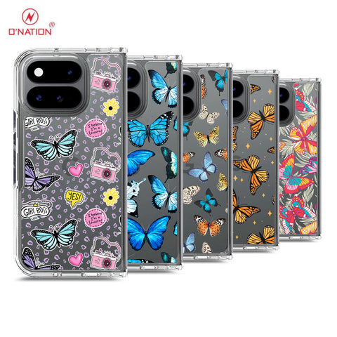 Google Pixel 11 Pro Fold Cover - O'Nation Butterfly Dreams Series - 9 Designs - Clear Phone Case - Soft Silicon Borders