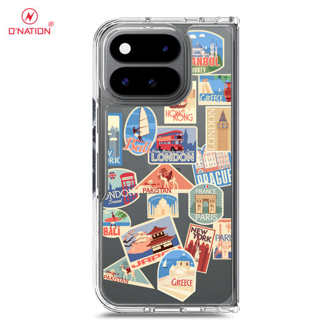 Google Pixel 11 Pro Fold Cover - Personalised Boarding Pass Ticket Series - 5 Designs - Clear Phone Case - Soft Silicon Borders