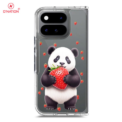 Google Pixel 11 Pro Fold Cover -Dreamy Panda Series - Clear Phone Case - Soft Silicon Borders