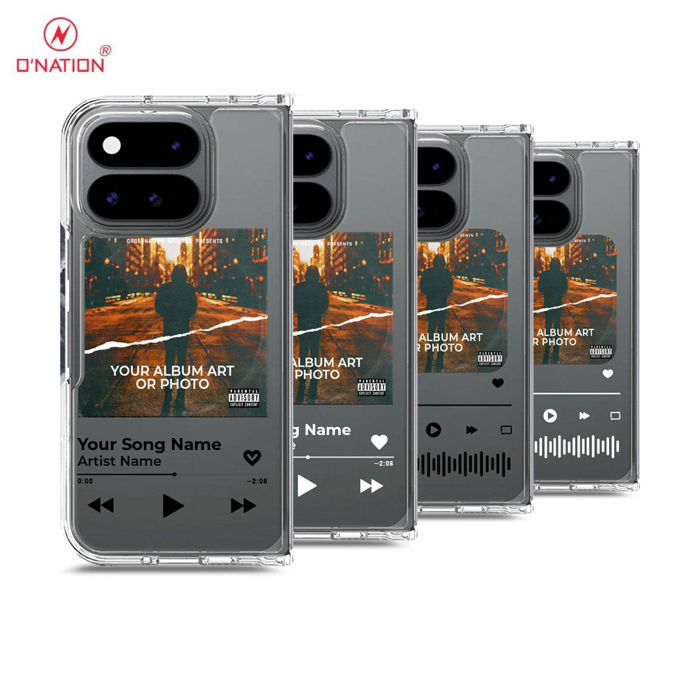 Google Pixel 11 Pro Fold Cover - Personalised Album Art Series - 4 Designs - Clear Phone Case - Soft Silicon Borders