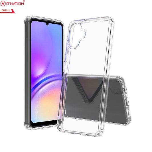 Samsung Galaxy A06 Cover - Transparent - ONation Crystal Series - Premium Quality Clear Case No Yellowing Back With Smart Shockproof Cushions