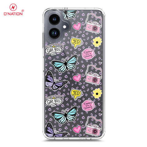 Samsung Galaxy A06 Cover - O'Nation Butterfly Dreams Series - 9 Designs - Clear Phone Case - Soft Silicon Borders